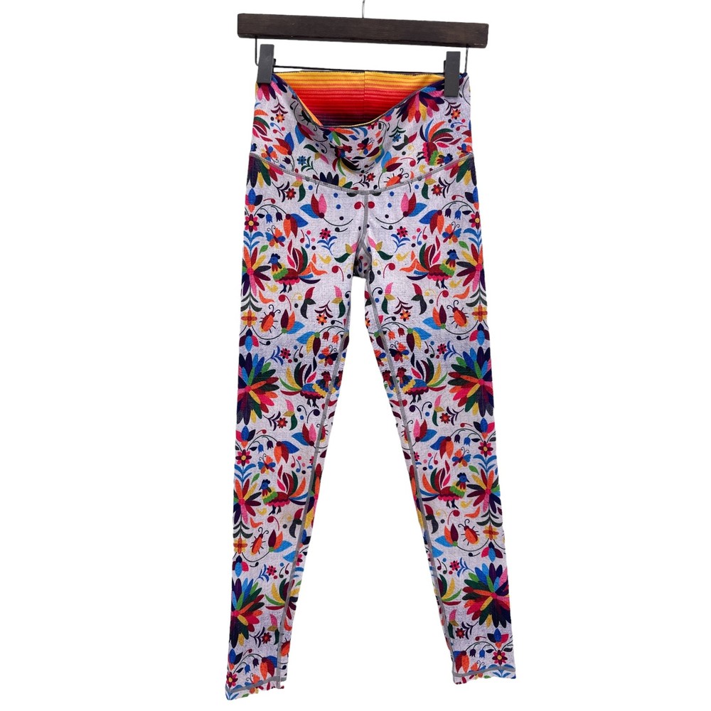 Niyama Sol Womens Size Medium Leggings Bright Rooster